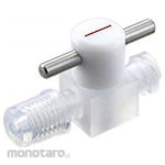 AS ONE Chemical Resistant CTFE Luer Cock