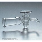 AS ONE TS Exhaust Pipe Bend, Glass Cock, 8mm Pipe, Rubber Stopper, Female Joint, CL0406 Series