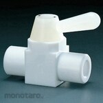 AS ONE Two-way ball valve Rc1/4 Perfluoro