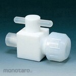 AS ONE Two-way valve, different diameter press-fit type Φ3×Φ6