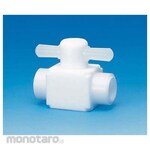 Flon Industry PTFE Female 2-Way Valve Press-Fit Type F-2022 Series