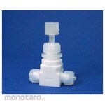 Flon Industry PTFE High Pressure Needle Valve I-Type F-2028 Series