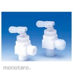 Flon Industry PTFE Toggle Valve Angle Type F-2004 Series