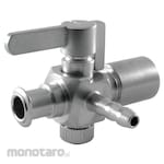 Perfektum Three-Way Compression-Nut Stopcock