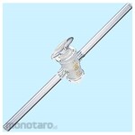 SANSYO Sansho seal Two-way cock PX tube with glass stopcock