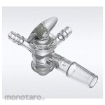 SANSYO Transparent sliding three-way cock