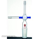 Synthware Flushing Adapter With PTFE Stopcock