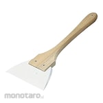 AS ONE Rubber Spatula Wooden Handle Triangle
