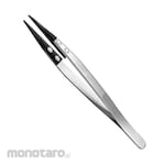 Cole Parmer Tweezers Stainless Steel with Flat Thick Plastic Tips (Pinset Lab)