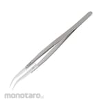 Cole Parmer Tweezers Sterile Stainless Steel with Ceramic Fine Curved Tip (Pinset Lab)