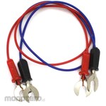 White Electric Alligator clip