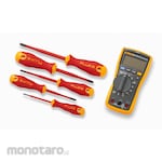 FLUKE Electricians Multimeter Plus Insulated Hand Tools Starter Kit (Multitester)