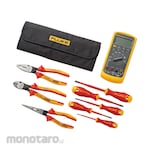 FLUKE Industrial Multimeter Plus Insulated Hand Tools Starter Kit (Multitester)