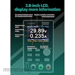 Owon 1ch, Max 150W, 10mV/1mA Programmable DC Power Supply