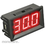 White Electric Digital AC Voltmeter