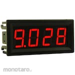 White Electric Digital DC Voltmeter