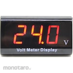 White Electric Digital DC Voltmeter