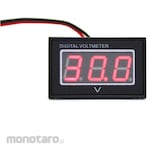 White Electric Waterproof digital DC voltmeter
