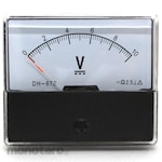 White Electric DC voltmeter