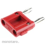 FLUKE Fluke+Banana Plug+Beryllium Copper +Brass+39.37mm+Red