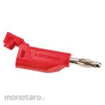 Schutzinger Banana Plug Brass 44Mm Red