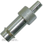 SKC (environmental measurement) Lure tube adapter (nickel-plated brass, 1/4 inch ID compatible, 10 pieces)