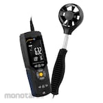 PCE Instruments CFM/CMM Air Velocity Meter with Telescopic Probe