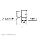 RION M6UNF screw