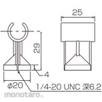 RION 1/2 inch microphone holder