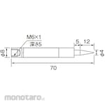 RION Needle-shaped rod attachment