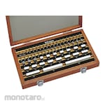 Mitutoyo Square gauge block set/manufacturer JCSS calibration certificate + traceability system diagram included BM4 series
