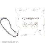 TRUSCO Drill Blade Tip Gauge