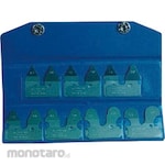 TRUSCO Radius Gauge Set (L Type)