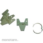 FUJITOOL V pulley groove measurement gauge B type 3-pack