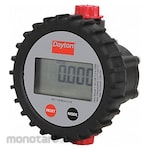 DAYTON Oval Gear Flow Meter & Totalizer (Meter Aliran)