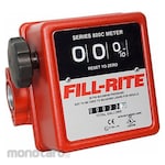 FILL-RITE Nutating Disc Flow Meter & Totalizer (Meter Aliran)