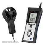 PCE Instruments CFM/CMM Mini Thermo-Anemometer with Built-In InfaRed Thermometer