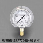 ESCO 60mm / 0-1.0MPa pressure gauge with collar (with glycerin)