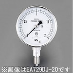 ESCO G 1/4 &quot;/60mm/0-0.6MPa Pressure gauge (Stainless steel)
