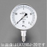 ESCO G 1/4 &quot;/60mm/0-2.0MPa Pressure gauge (Stainless steel)