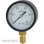 Migishita Seiki Mfg. General anti-vibration pressure gauge Φ60 (with certificate, without traceability)