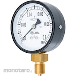 Migishita Seiki Mfg. General anti-vibration pressure gauge Φ75 (with test report and traceability diagram)