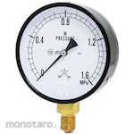 Migishita Seiki Mfg. Pressure gauge for general steam Φ100 (with test report and traceability diagram)