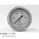 NAGANO KEIKI Glycerin-filled pressure gauge (100Φ) 25MPa GV47-193 series