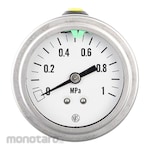 NAGANO KEIKI Glycerin-filled small pressure gauge (50Φ) GV97-661 series