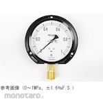 NAGANO KEIKI Standard pressure gauge (Φ100) Vertical B frame Vibration-resistant AE20-241 series