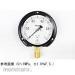 NAGANO KEIKI Standard pressure gauge (Φ100) Vertical B frame Vibration-resistant AE20-241 series