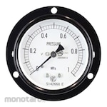 NAGANO KEIKI Standard pressure gauge (Φ60) Embedded D frame (mounting hole) Vibration-resistant AA15-221 series