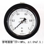 NAGANO KEIKI Standard pressure gauge (Φ75) Built-in D frame (mounting bracket) AC15-121 series
