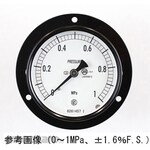 NAGANO KEIKI Standard pressure gauge (Φ75) Built-in D frame (mounting hole) AC15-221 series